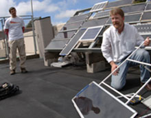 Solar testing deck