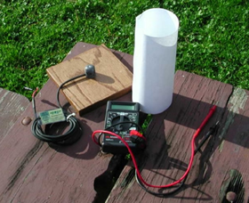 Pyranometer with multimeter