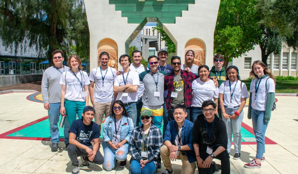 The HSU environmental resources engineering team after the competition at SJSU